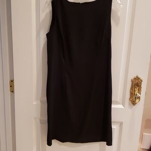 Black shift dress